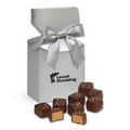 Peanut Butter Meltaways in Silver Gift Box